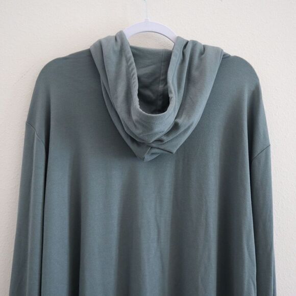 Theory M0199526 Men's Sz 2XL Balsam Green Traer Hoodie Sweatshirt $145 - Picture 5 of 8